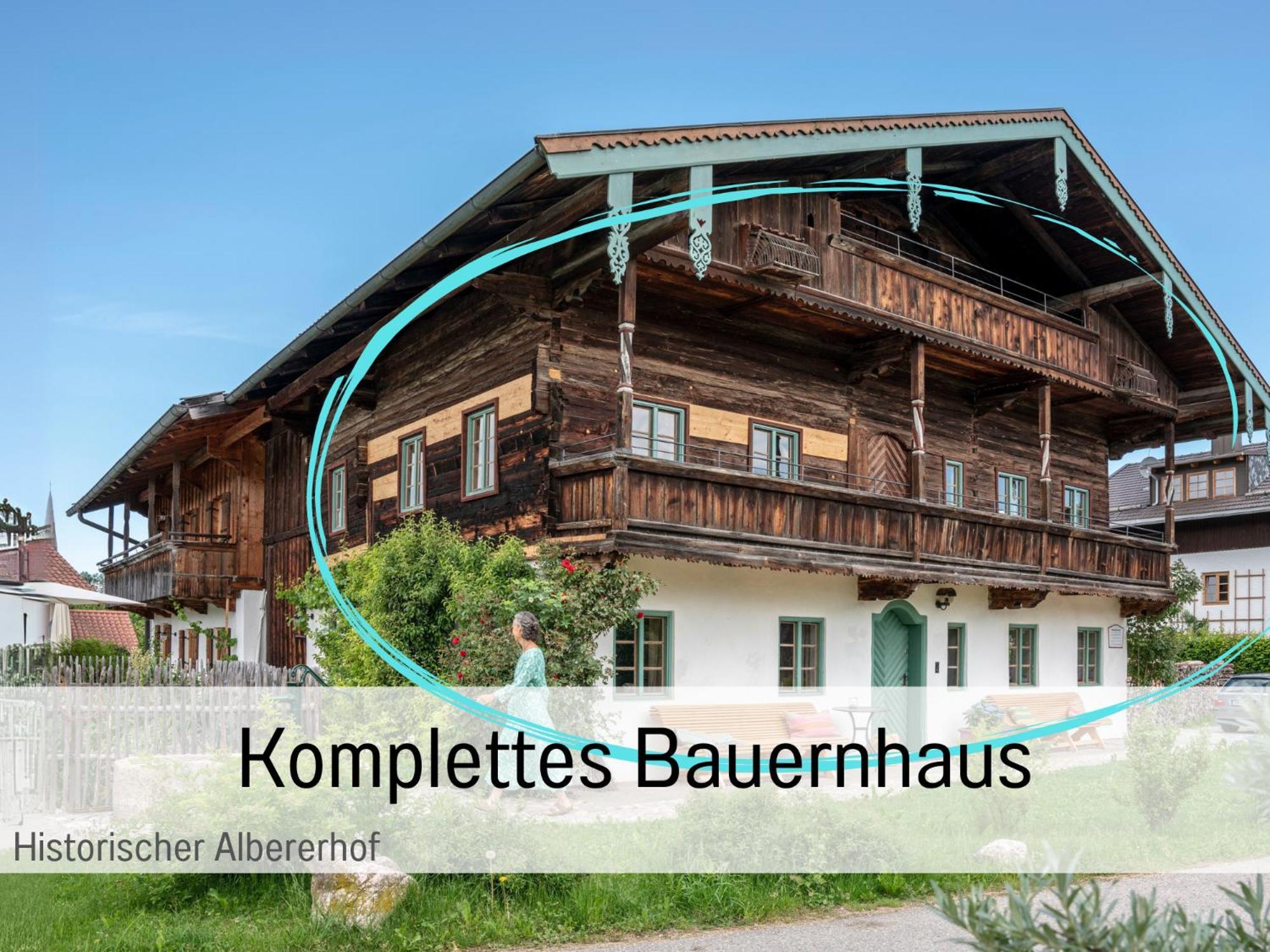 Historischer Albererhof Appartement Übersee Buitenkant foto