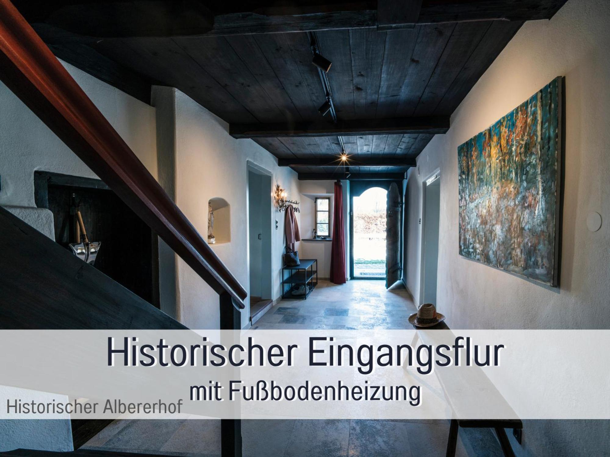 Historischer Albererhof Appartement Übersee Buitenkant foto